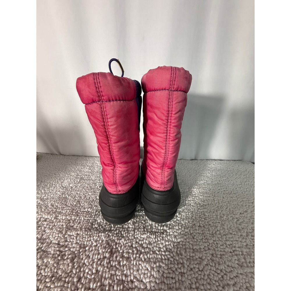 Sorel Kids Pink Purple Snow Boots Waterproof Winter Insulated NY1799-600 Size 1 - Picture 10 of 12